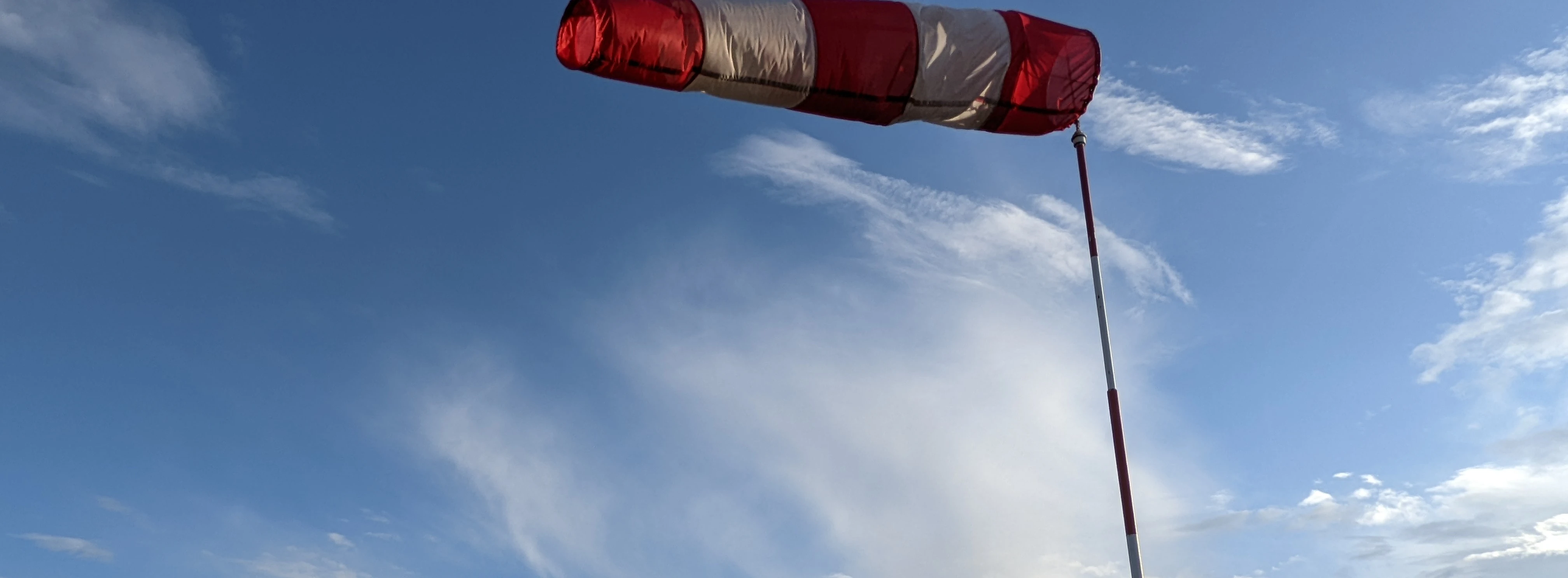 Picture of a windsock at Rheinermark airfield
